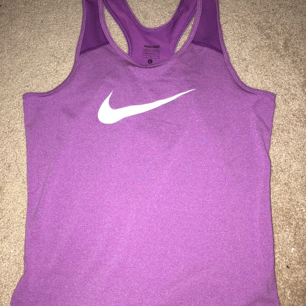 Kids purple Nike work out tank